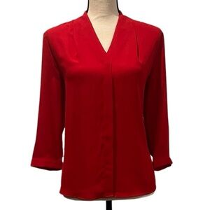 Investments Petite Caroline 3/4” Sleeve Button Down Blouse